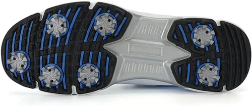 Vista 3 de THESTRON Zapatos de golf para hombre, de malla, transpirables, transpirables, para golf, caminar, 7 puntas, tenis de golf