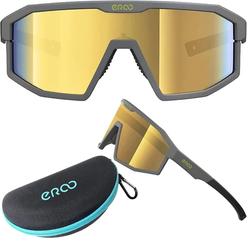 Vista 12 de Eazyrun Gafas de sol polarizadas deportivas para niños de 8 a 12 años, lentes para béisbol, softbol, ciclismo, protección UV para niños y niñas