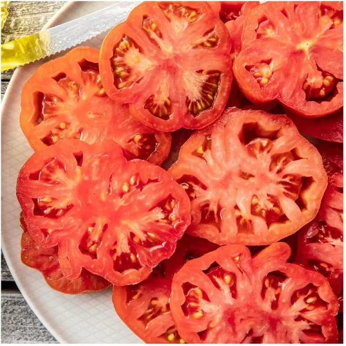 Vista 3 de Everwilde Farms - Semillas de tomate Beefsteak de 1 onza - Gold Vault
