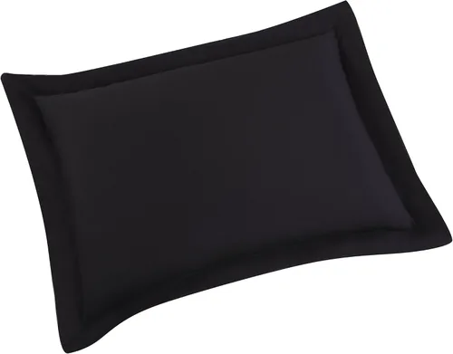 Vista 4 de Truly Soft Everyday Juego de funda nórdica y fundas de almohada, color negro, tamaño individual XL
