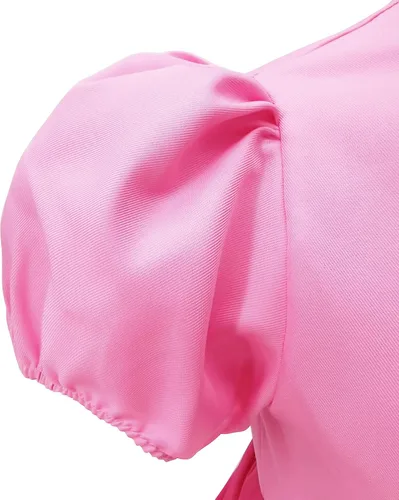 Vista 7 de Disfraz de princesa melocotón de Super Brothers para mujer, vestido de cosplay de Halloween
