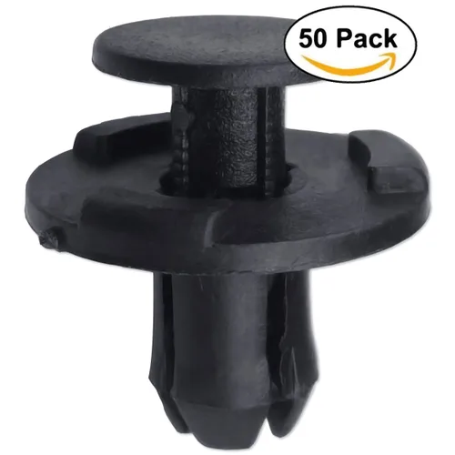 Vista 2 de Lantee 50 clips de empuje para guardabarros para parachoques de capó 01553-05323 para Nissan Sentra Rogue Murano Maxima Frontier Armada Altima 350Z