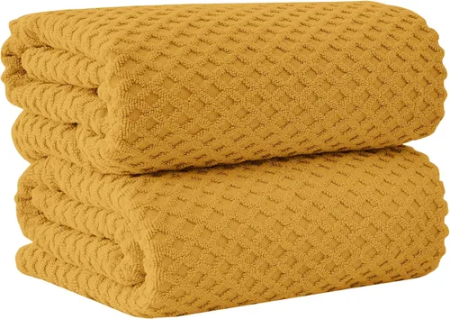Vista 77 de Great Bay Home - Toallas de mano 100% algodón blanco, 6 toallas de baño suaves para manos, altamente absorbentes y de secado rápido, colección 01