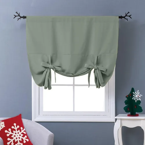 Vista 78 de NICETOWN Cortina Opaca con Aislamiento Térmico – Persiana Enrollable para Ventana de Bebé para Dormitorio/Acción de Gracias