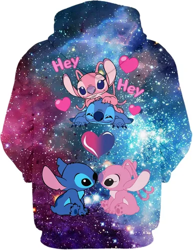 Vista 2 de ULLIAN Sudadera con capucha unisex de dibujos animados, disfraz de cosplay, sudadera con capucha