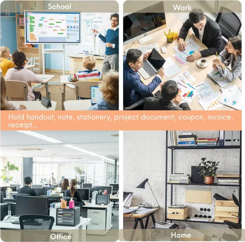 Vista 5 de FLEXOFFICE Paquete de 10 sobres de plástico transparente con cierre a presión y bolsillo para etiquetas, sobres de polietileno reutilizables Claro
