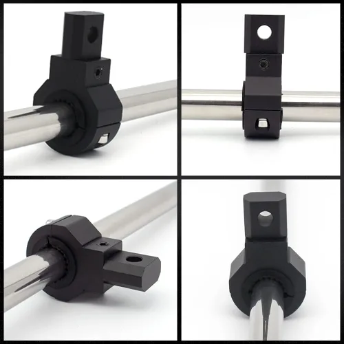 Vista 5 de Kits de Abrazaderas de Soporte de Montaje para Barra de Luces LED Mini 360 Grados 0.75" 1" 1.25" 2 Piezas Abrazadera de Tubo de Barra Vertical