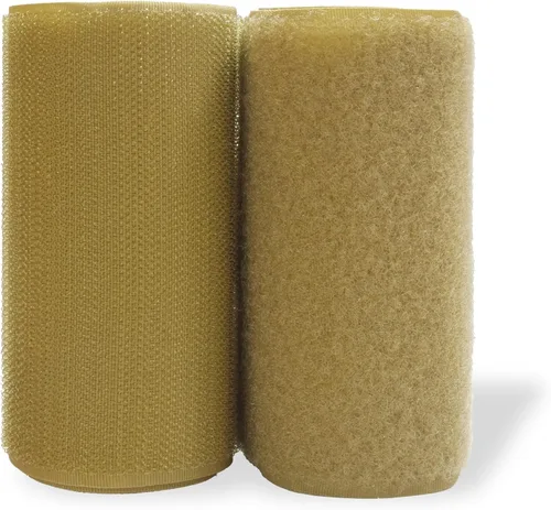 Vista 69 de Cierre de Gancho y Bucle de 1 Pulgada Beige - Cinta de Gancho y Bucle de Nylon No Adhesiva - Longitud de 1 Yarda - Para Tela, Bolsas