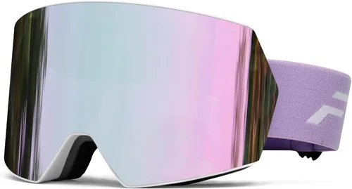 Vista 12 de FMY - Gafas de esquí para hombres, mujeres y jóvenes - Gafas de snowboard y esquí con protección antivaho UV400 para adultos