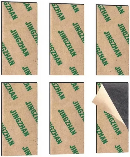 Vista 13 de Tiras Magnéticas Flexibles (2.54x7.62 cm / 75x25x2 mm) con Adhesivo 3M en la Parte Posterior – Fuertes Imanes de Nevera para DIY, Manualidades