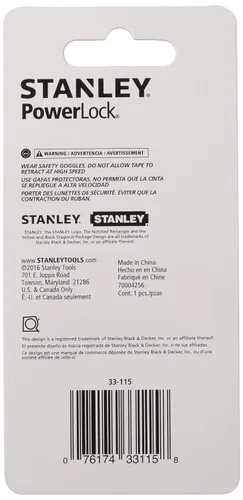 Vista 2 de STANLEY Cinta métrica PowerLock, 10 pies (33-115)