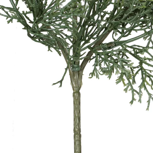 Vista 4 de Vickerman Spray de cedro artificial de 18 pulgadas. Añade textura y carácter a cualquier arreglo con este hermoso spray de cedro. Incluye 6