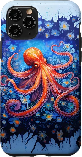 Vista 29 de Funda con diseño de criatura marina de pulpo Kraken para iPhone 17