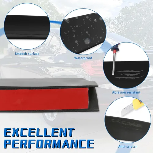 Vista 7 de JMTBNO Alerón trasero universal de 53 pulgadas, color negro brillante, ABS, compatible con Dodge Charger 2011-2022 RT SXT SRT Honda Accord Nissan