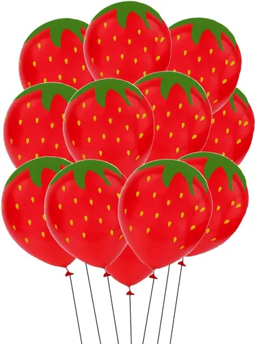 Vista 10 de 5 globos de fruta de manzana, globos temáticos de frutas, globos de aluminio de manzana para fiesta temática de regreso a clases, suministros