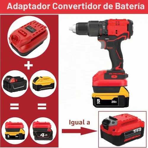 Vista 5 de Adaptador de batería para herramienta inalámbrica Craftsman 20V V20
