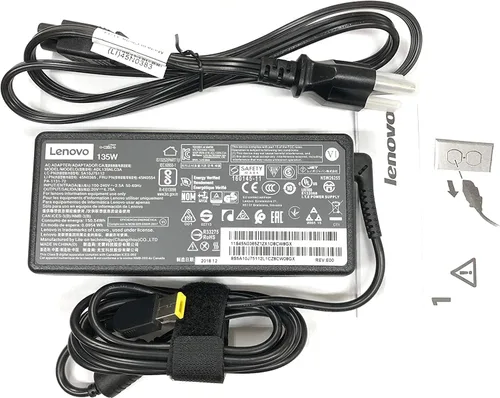 Vista 8 de Lenovo Adaptador de CA de punta delgada de 20V 6.7A 135W para Lenovo ideapad Z710 Ideapad Y50-70 Thinkpad t440p t450p t460p t530 t540 t540p t560