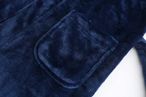 Vista 4 de CJMJXPH Bata de baño suave con capucha para niños y niñas, ropa de dormir de 2 a 16 años
