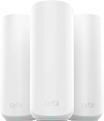 Vista 7 de NETGEAR Orbi Serie 360 (RBE360) Satélite de red de malla WiFi 7 de doble banda – Funciona con funciones de seguridad Orbi RBE362, RBE363, 5 Gbps