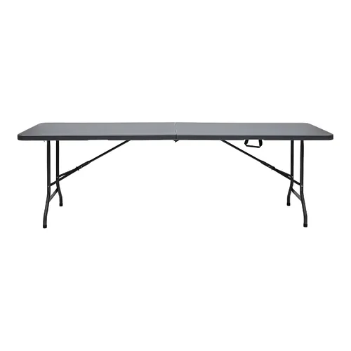 Vista 10 de Iceberg IndestrucTable Too - Mesa plegable biplegable, interior/exterior, grado comercial, carbón, 60 pulgadas de ancho x 30 pulgadas de profundidad
