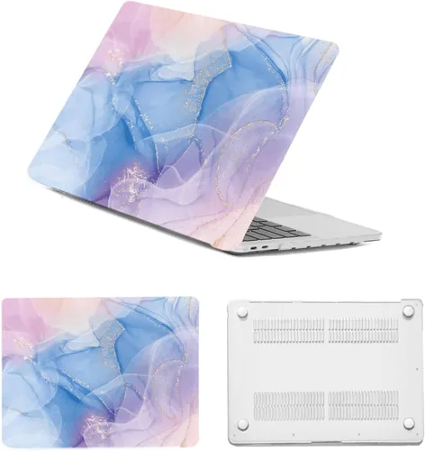Vista 16 de Funda para MacBook Air de 15 pulgadas M5 M4 M3 M2 2026 2025 2024 2023 modelo A2941 A3114 A3241 A3448 con pantalla Retina, carcasa rígida resistente