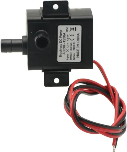 Vista 6 de 2 unids DC 12 V mini bomba de agua 9.8 ft 240L/H ultra silencioso motor sin escobillas para piscina sumergible acuario bomba de agua solar