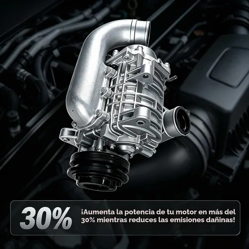 Vista 3 de Compresor universal Supercharger Boostefor 2.0L-3.5L Motores