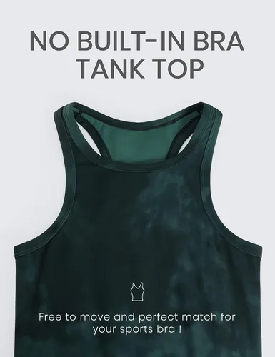 Vista 3 de CRZ YOGA Butterluxe - Camiseta sin mangas para mujer, con espalda cruzada, cuello alto, atlética, para correr, gimnasio, yoga