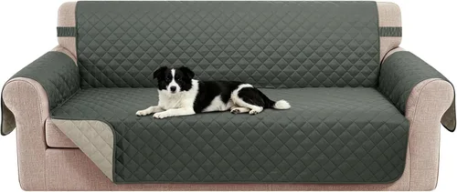 Vista 57 de Fundas para Silla Reclinable Reversibles Funda de Sofá para Mascotas Protector de Muebles Lazy Boy (Silla 23'', Beige/Beige)