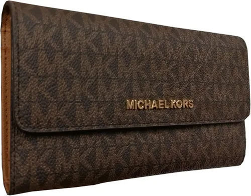 Vista 3 de Michael Kors - Cartera de viaje para mujer tamaño grande con tres pliegues