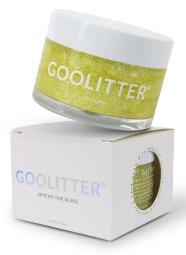 Vista 11 de Gel holográfico con purpurina blanca transparente para rostro, cuerpo y cabello [nube nevada] 2 onzas (2.0 fl oz) Grueso K-Beauty Halloween