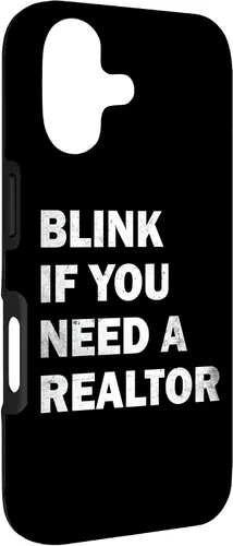 Vista 3 de Blink If You Need A Realtor Real Estate Agent Dad Men Women Case for iPhone 17
