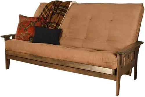 Vista 11 de Kodiak Furniture Tucson Futón Queen de 87 pulgadas con colchón de tela, cama Queen convertida, fácil montaje, con capacidad para hasta 3 personas