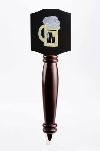Vista 4 de Mango de grifo de pizarra para el Kegerator o bar de los amantes de la cerveza de barril (oscuro)