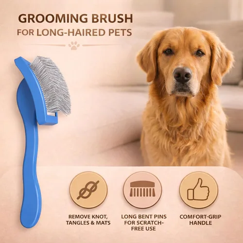 Vista 3 de Dog Grooming Kit– Nail Clipper & Slicker Brush for Large Dogs