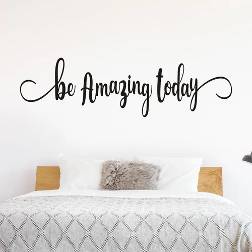 Vista 6 de VODOE Calcomanías de pared inspiradoras para gimnasio: aplicar en menos de Sé increíble hoy