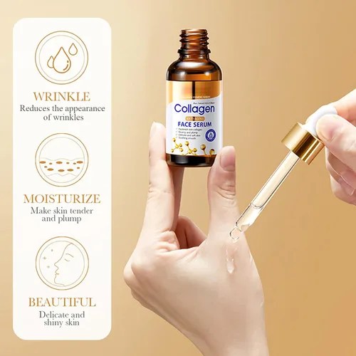 Vista 4 de Set de Cuidado de la Piel con Colágeno, 6 Piezas Sets de Cuidado Facial Antienvejecimiento para Mujeres, Reafirma la Piel, Reduce los Poros, Suaviza