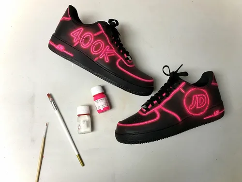 Vista 6 de Tarrago Pintura de cuero para tenis Pintura acrílica para zapatos para tenis, botas, bolsos, monederos mate, flexible, cobertura perfecta Fluor