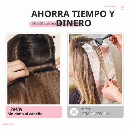 Vista 6 de Flufymooz - Extensiones de cabello con clip, 6 unidades, extensiones de cabello largas con ondas de sirena, sintético, postizo para mujer, 24 Marrón