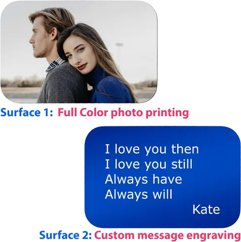 Vista 73 de Tarjeta personalizada con foto y/o texto grabado cartera Love Insert Card
