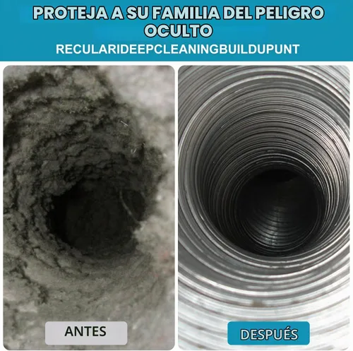 Vista 8 de Sealegend Kit de limpiador de ventilación de secadora de 30 pies, removedor de pelusas, 2 cepillos flexibles mejorados de conexión rápida