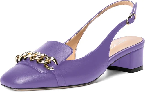 Vista 10 de MOVINSTEPS Zapatos de tacón bajo con hebilla mate para mujer, con correa ajustable, con correa ajustable, tacón bajo, 1.5 pulgadas Beige