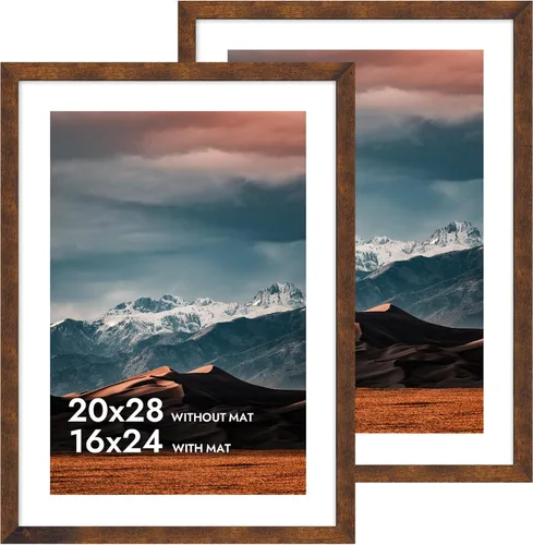 Vista 79 de iRahmen - Juego de 2 marcos de fotos de 4 x 6, marco de madera negro con cristal de alta definición, para mostrar fotografías de 3.5 x 5