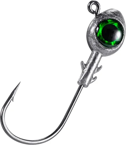 Vista 13 de Dr.Fish Paquete de 10 Señuelos con Ojos de Pesca Ojos 3D Cabezas de Trucha Anzuelo para Lubina Señuelo Nadador de Agua Salada Cabezas de Jig de Agua