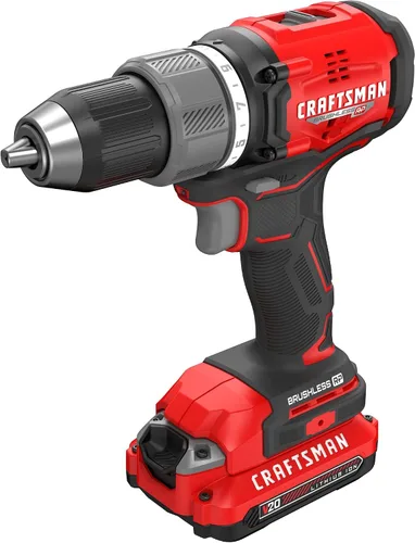 Vista 4 de CRAFTSMAN RP+ Kit de taladro/destornillador inalámbrico, con 2 baterías y cargador, sin escobillas (CMCD713C2)