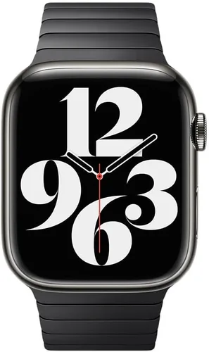 Vista 3 de Apple Correa de reloj - Pulsera de eslabones (1.654 in) - Negro espacial - Regular
