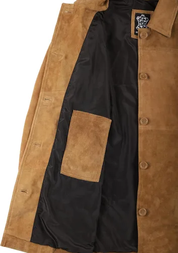 Vista 5 de Decrum Abrigos de cuero para mujer - Carcoat Style Winter Fashion Chaquetas de cuero largas para mujer