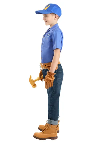 Vista 4 de Disfraz de Fix It Felix para niño de Disney Wreck It Ralph Multicolor