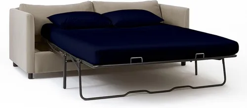 Vista 11 de Rajlinen Juego de sábanas para sofá cama tamaño matrimonial de 52 x 72 pulgadas, color gris oscuro, sábanas para sofá, cama, 100% algodón egipcio