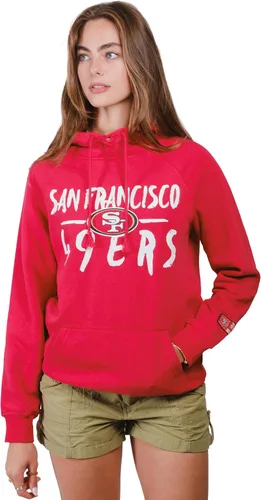 Vista 40 de Ultra Game Sudadera con capucha oficial de la NFL con cuello de lazo súper suave para mujer